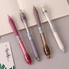 8PCS Stress Relief Retractable Gel Pen 0.5MM Tip Quick Drying Gel Pen Office Writing Tool for Journaling Note Taking