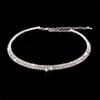 Fashion Bride Jewelry Sets Silver Plated Wedding Dress Banquet Necklace Earring Set Ladies Party Gift