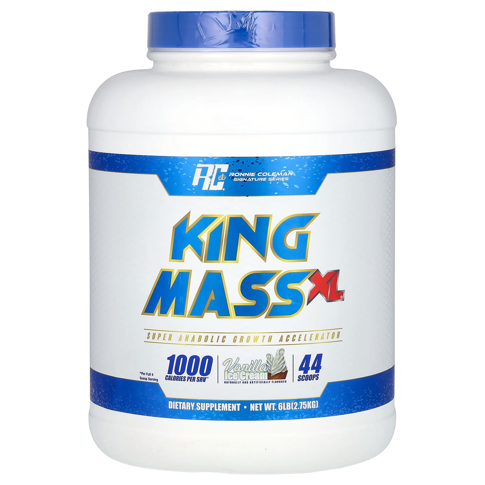 

Ronnie Coleman, Signature Series, King Mass XL, Vanilla Ice Cream, 6 lb (2.75 kg)