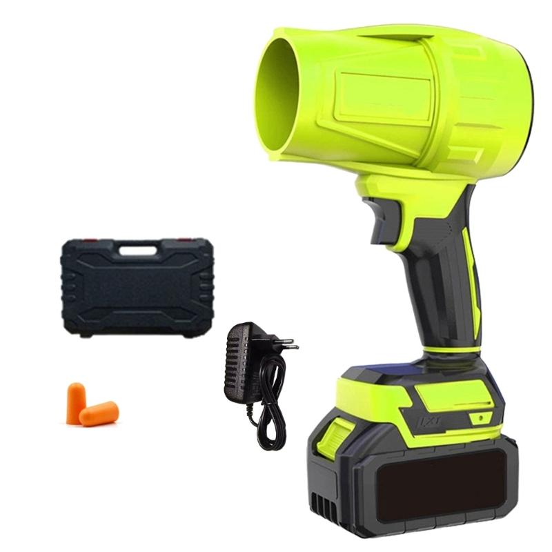 Powerful 21V Battery Powered Leaf Blower With 15 Cells Energy Supply 1050W High Execution For Yard Maintenance And Snow Removal