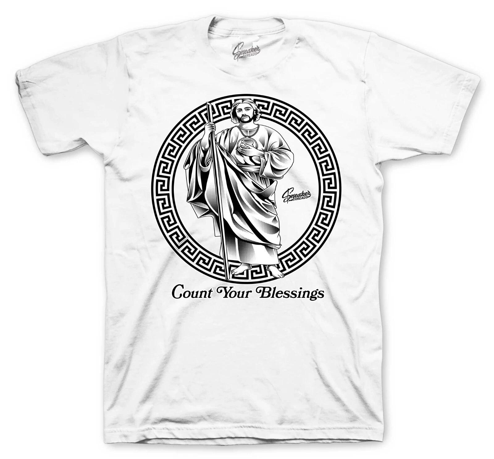 

Saint Jude of Thadeos Shirt | Camisa San Judas Tadeo Catholic | White T-Shirt L