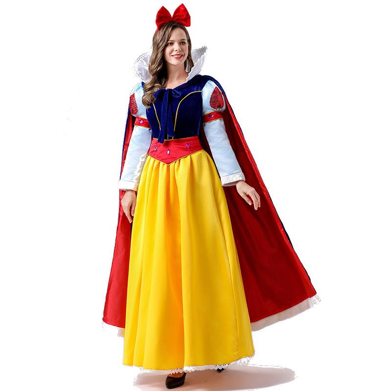 Cosplay Halloween costume fairy tale Snow White dress cosplay ball party costume hostess costume