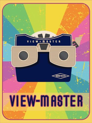 

View Master Vintage Retro Metal SignAluminum 20x30cm（7.8x11.8inch）