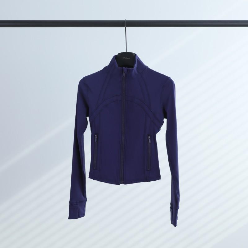 Lulu Define Short Stand Collar Jacket Women Slim Fit Yoga Running Activewear