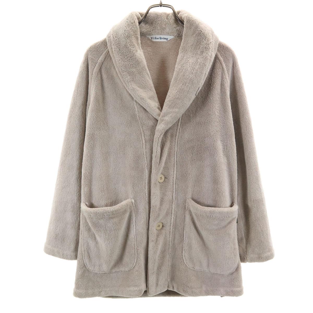 

Y s for living Кардиган с шалевым воротником из искусственного меха с длинным рукавом Youji Yamamoto Женский Б/у