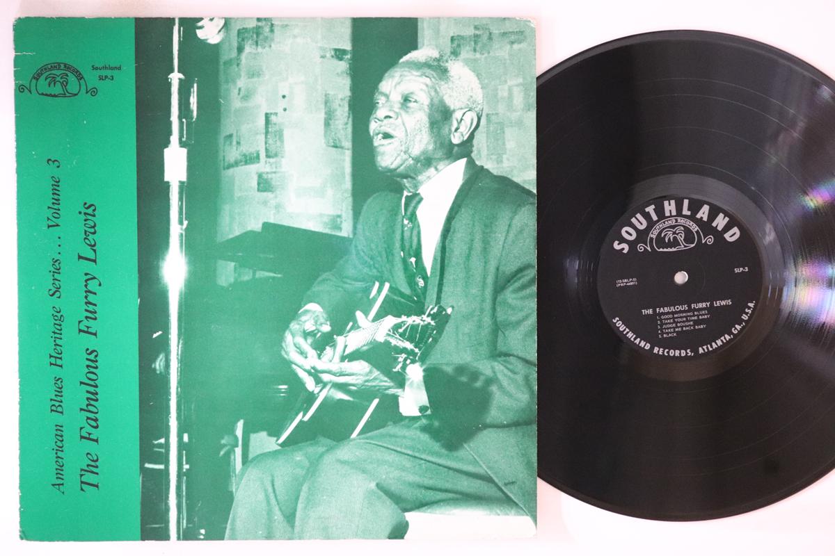 

LP Record FURRY LEWIS Fabulous Furry Lewis SLP3 SOUTHLAND 1974 US Blues Used