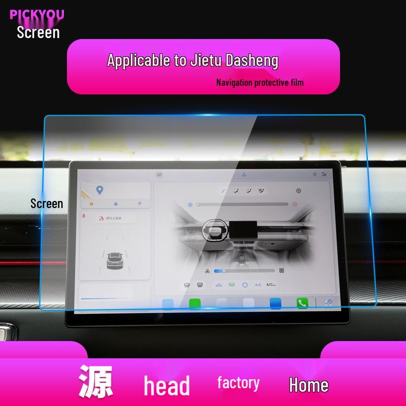 Jetour X70M/X70PRO/S Navigation & Instrument Screen Protective Tempered Film