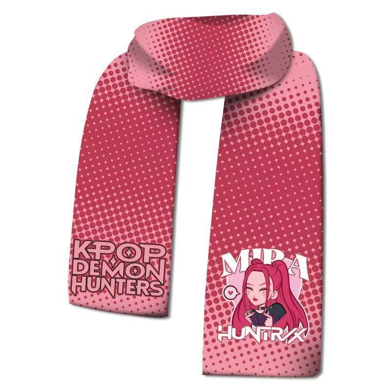 Anime Merchandise Girls'  The Witch Hunt Team KPOP Scarf, Autumn and Winter Children's Season Warm Scarf