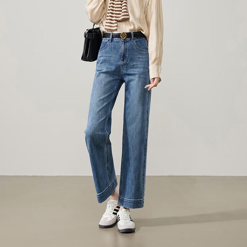 ESE-Y Women s Petite Retro Straight-Leg Jeans 28