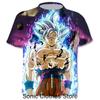 2025 Футболка Dragon Ball Z Вегета Одежда Мужская Короткий Рукав Мультяшная Футболка Супер Сайян Джерси Уличная Одежда Летняя Гоку Gmy Топы