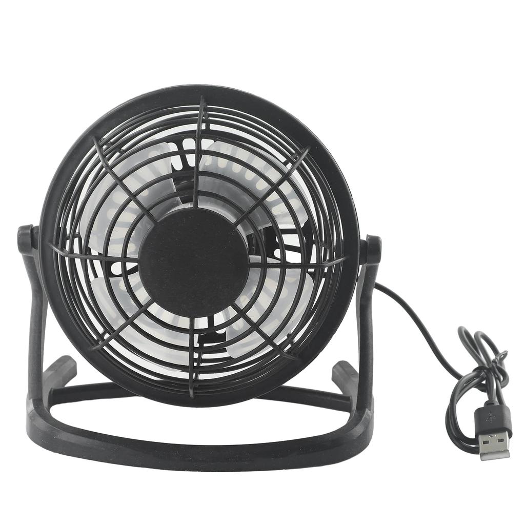 Portable Fans USB Fan 15*9*14.5cm ABS+Electronic Components Office Student Dormitory Blue/Black Home UseUltra Quiet