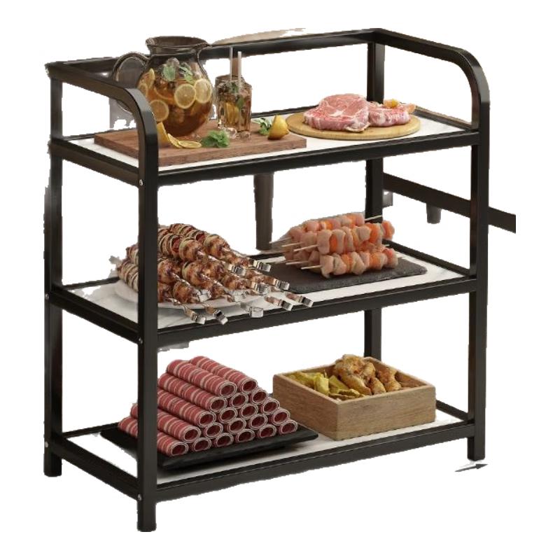 Commercial Multi-Tier Serving Cart