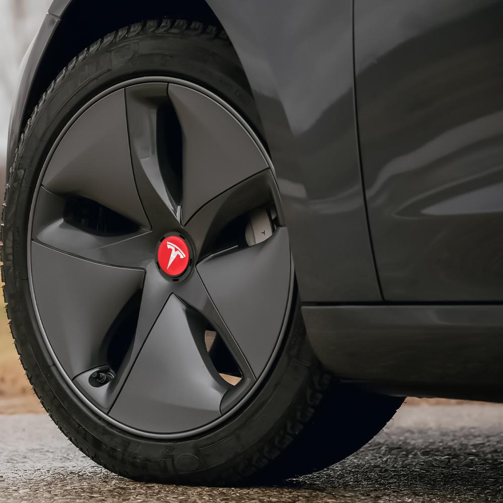 4 adet 56mm Araba Jant Göbek Kapağı Sticker Logo Kapak Aksesuarları Tesla Model 3 Model S X Model Y Roadster Cybertruck SpaceX İçin