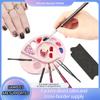 Portable Silicone Cosmetic Palette with Smooth Surfaces for Quick Cleanup and Travel Friendly Makeup Adjustments