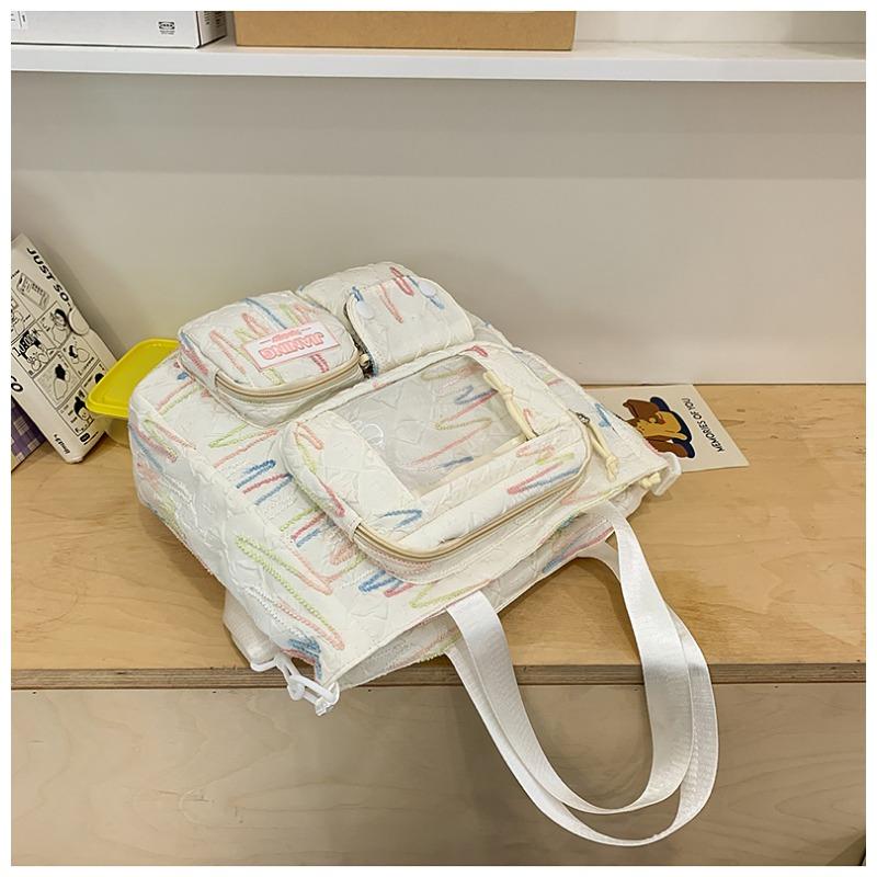 

New High School and Junior High School Two Piece Backpack with High Value Large Capacity Cute Personality and Multifunctional Backpack. .