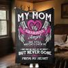 Mother Angel Plush Blanket Soft Comfortable All Seasons Perfect Sofa Office Naps Outdoor Travel Makes Great Gift