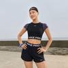 Women's Nike Logo-tape Cropped Performance Tank Top