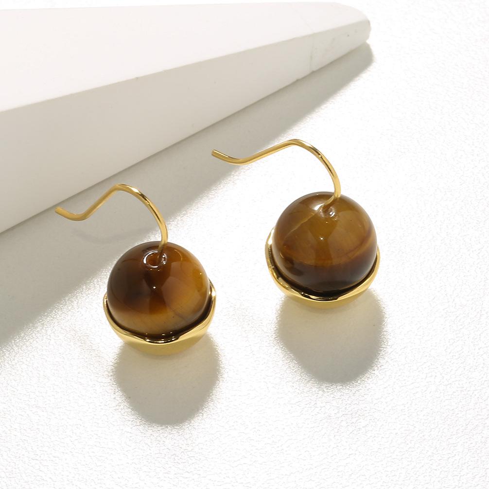 

Серьги из натурального нефрита и бирюзы, антикварные серьги для женщин, нишевая модель, высококачественное серебряное покрытие 925 пробы, 18-каратное ушное кольцо