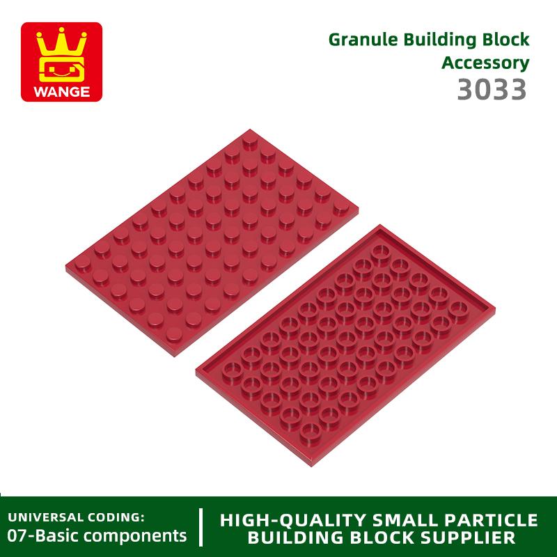 12Pcs/Lot 3033 6x10 Basic Plate Builidng Bricks Moc Parts Works With featuring Blocks DO IT YOURSELF Children's Assembly Playthings Gift Idea Box