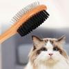 Double-Sided Pet Grooming Brush Comfort Grip  Massage Bathing Brush for Cat Dog Shedding, Shower Home Outdoor Use