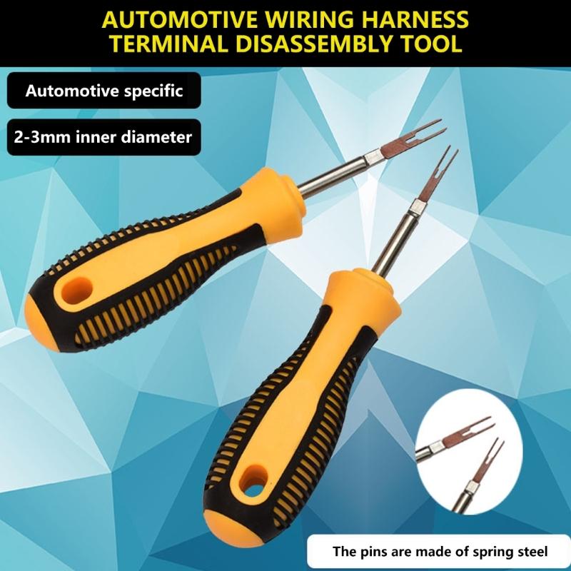 2mm/3mm Car Terminal Removal Tool Car Wire Connector Pin Release Extractor Puller Terminal Removal Handle Tool