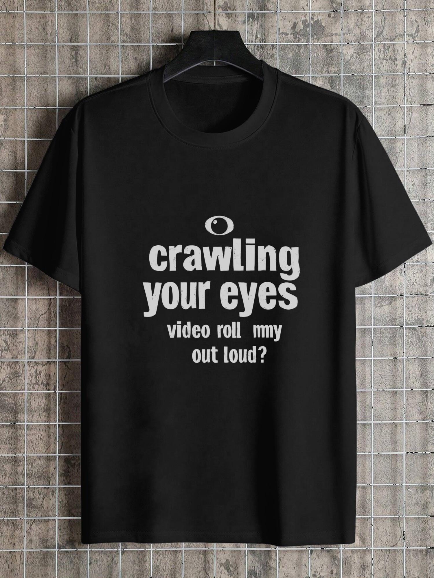 1pc eye-catching humorous graphic T-shirt L