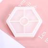 Placemat Tray Molds DIY Coaster Silicone Molds Epoxy Square Round Hexagon Molds for DIY Resin Casting Home Decoration