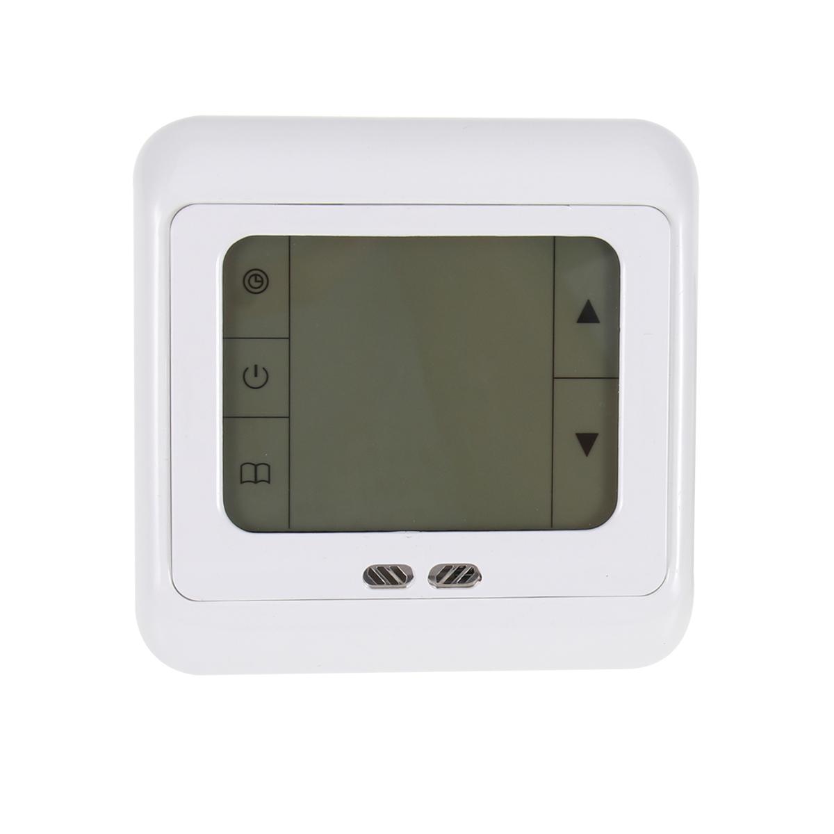 

Touch Screen White Digital Thermostat Programmable Temperature Controller Heating Thermoregulator Intelligence
