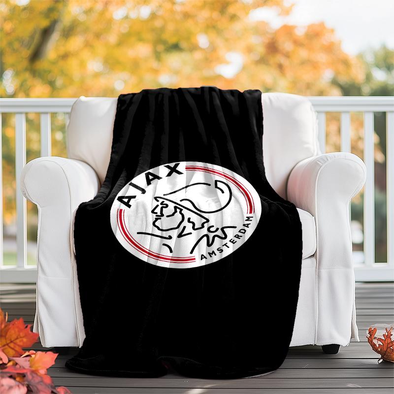 AFC Ajax printed throw blanket—soft,warm;versatile blanket for all seasons—perfect as &air-conditioning throw,nap blanket