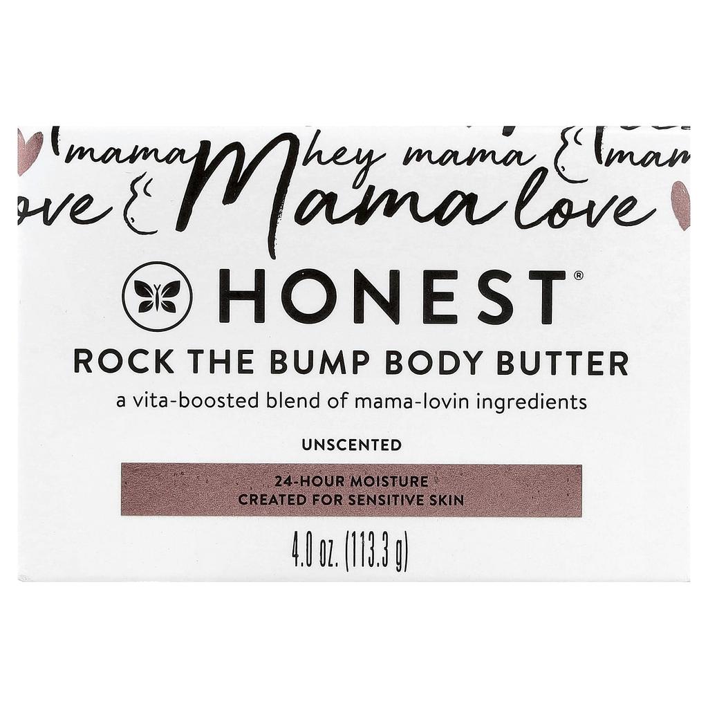 The Honest Company Rock Bump Body Butter, Unscented, 4 Oz (113.3 G)