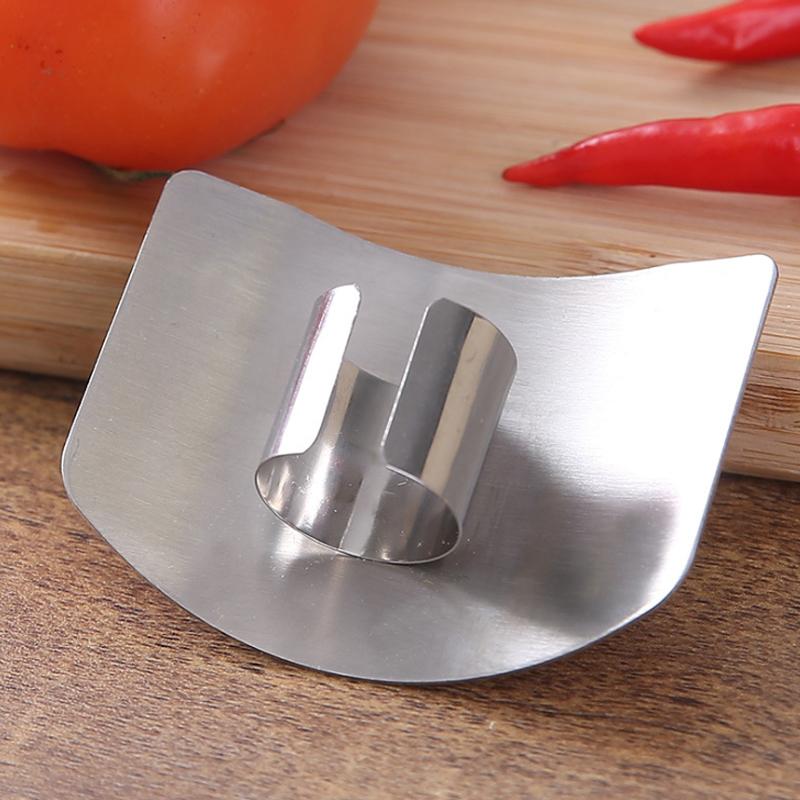 Stainless Steel Finger Protector Anti-cut Finger Kitchen Tools Safe Vegetable Cutting Hand Protecter Kitchen Gadgets