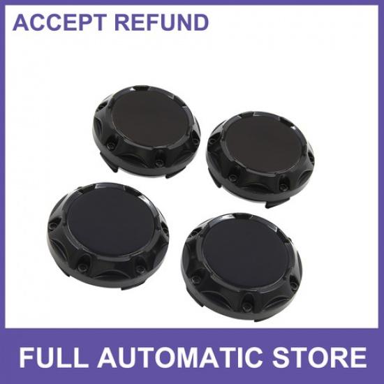 4 Pcs 64mm Dia 4 Clips Car Wheel Tyre Center Hub Caps Covers Protector