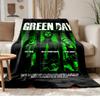 Green Day Weiches und bequemes Flanell Geeignet für Sofas Wohnzimmer Outdoor-Camping Reisen und auch ein tolles Jubiläumsgeschenk