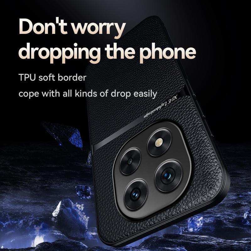 Luxury PU Leather Magnetic Case for Xiaomi Redmi Note 14 Pro 5G 14 Pro+ Plus Protective Cover Back Shell Coque Fundas Capa
