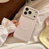 Magnetic Suction Bracket Is Suitable for Iphone17pm Mobile Phone Case Apple 16 Soft Film 13 Stars Striped 17 Korean Matte