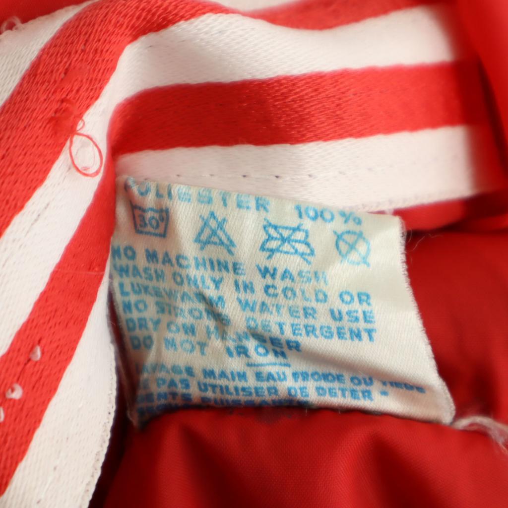 Adidas 70s Vintage Trefoil Logo Windbreaker 180 Red Men's Used