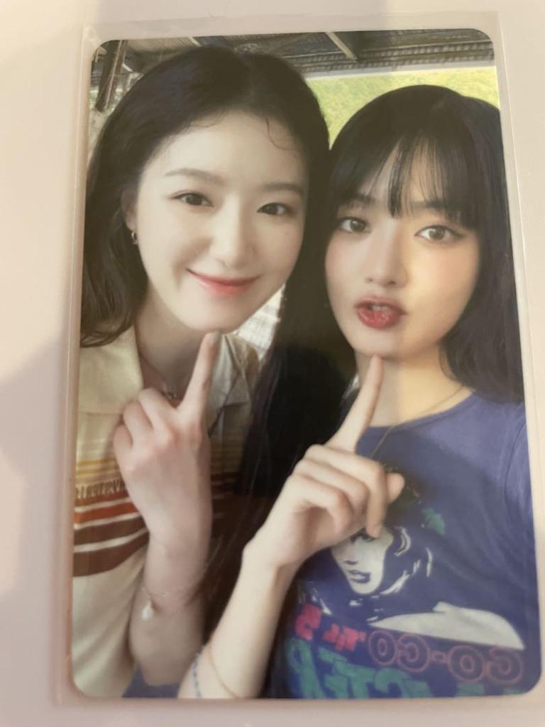 [USED] i-dle idle trading card unit Shuhua and Minnie venue limited