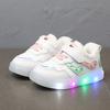 Scarpe da tennis per bambini con LED, scarpe da ginnastica luminose per ragazzi e ragazze, scarpe luminose per bambini, suola morbida, traspiranti, casual, per neonati e bambini piccoli