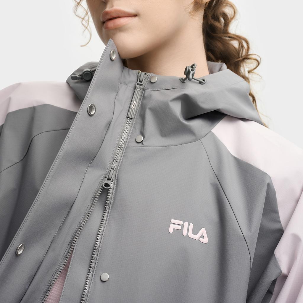 Fila Original North Fashionable Personality Trendy Classic Versatile Casual Loose Warm Hooded Long Sleeve Jacket Women Jackets F11W539704FDY