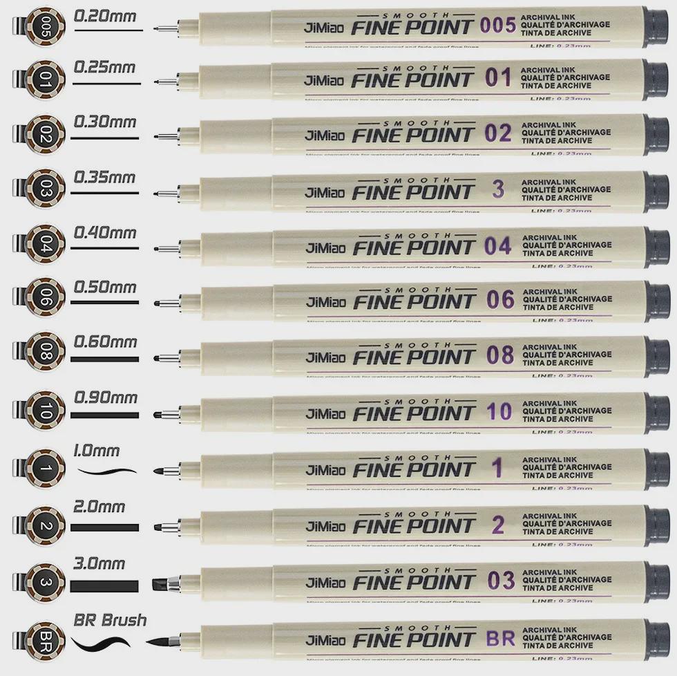 Grenzüberschreitender Nadelstift: Feiner Skizzenhaken für Studenten- und Comic-Kunst-Design