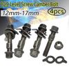 4PCS12mm 10.9 Level Screw Camber Bolt Car Wheel Alignment Arc Screw Eccentric Screw Adjustment Repair Tools