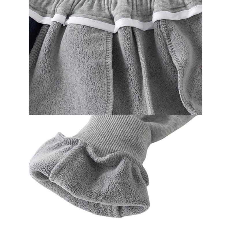 Color Matching Boy's Mid-Waist Letter Composite Sports Pants