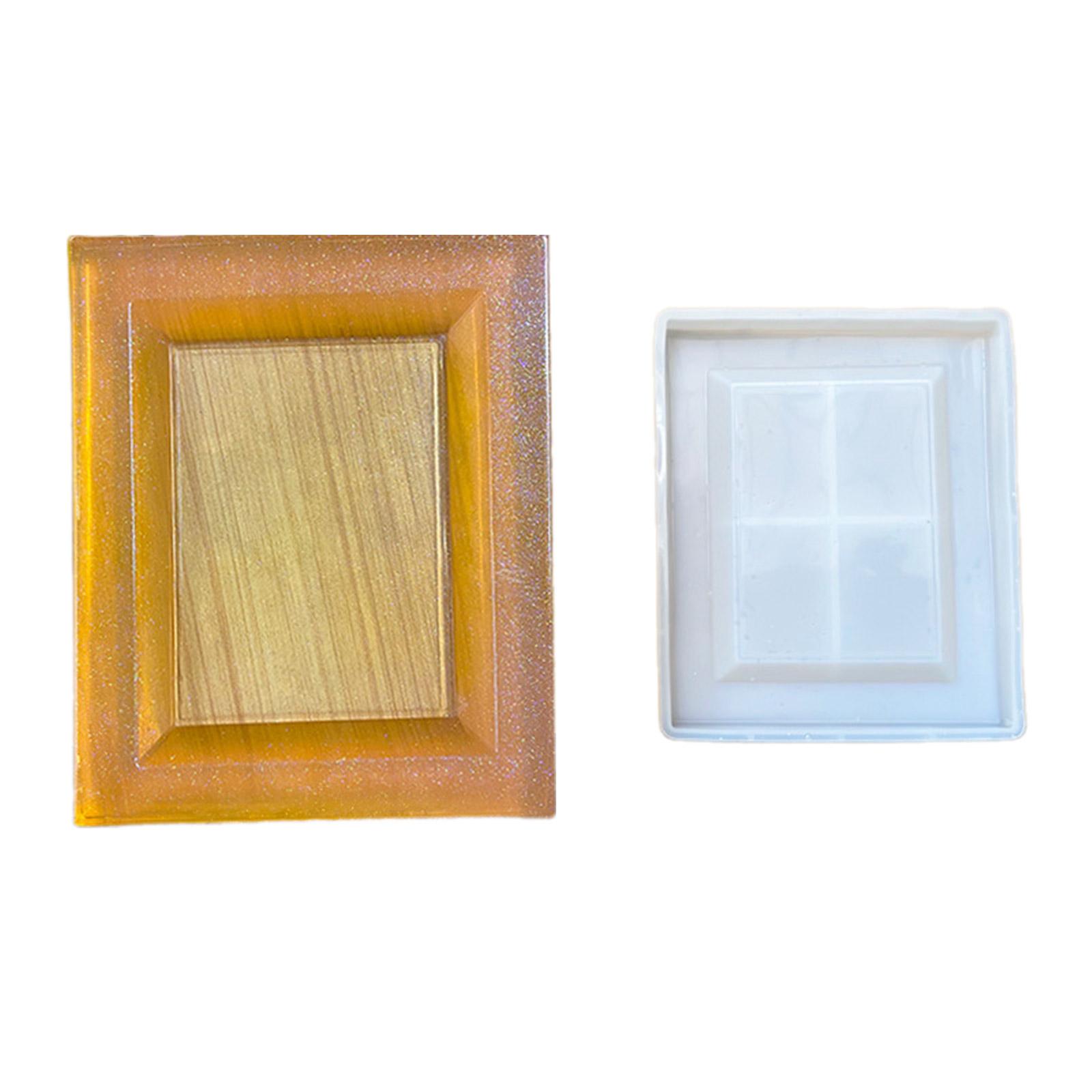 

Большие силиконовые формы для поделок из смолы, силиконовые формы для рамок для фотографий, подходящие для изготовления украшений для дома T1