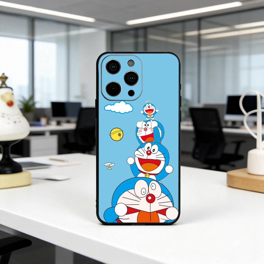 Clever cute D-Doraemon-es Phone Case Silicone Soft For IPhone 17 16 15 14 13 12 11 X XR Plus Pro Max Plus