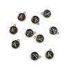 10Pcs Metal Enamel English Letters Charms Pendant For DIY Jewelry Making Necklace Bracelet Accessories