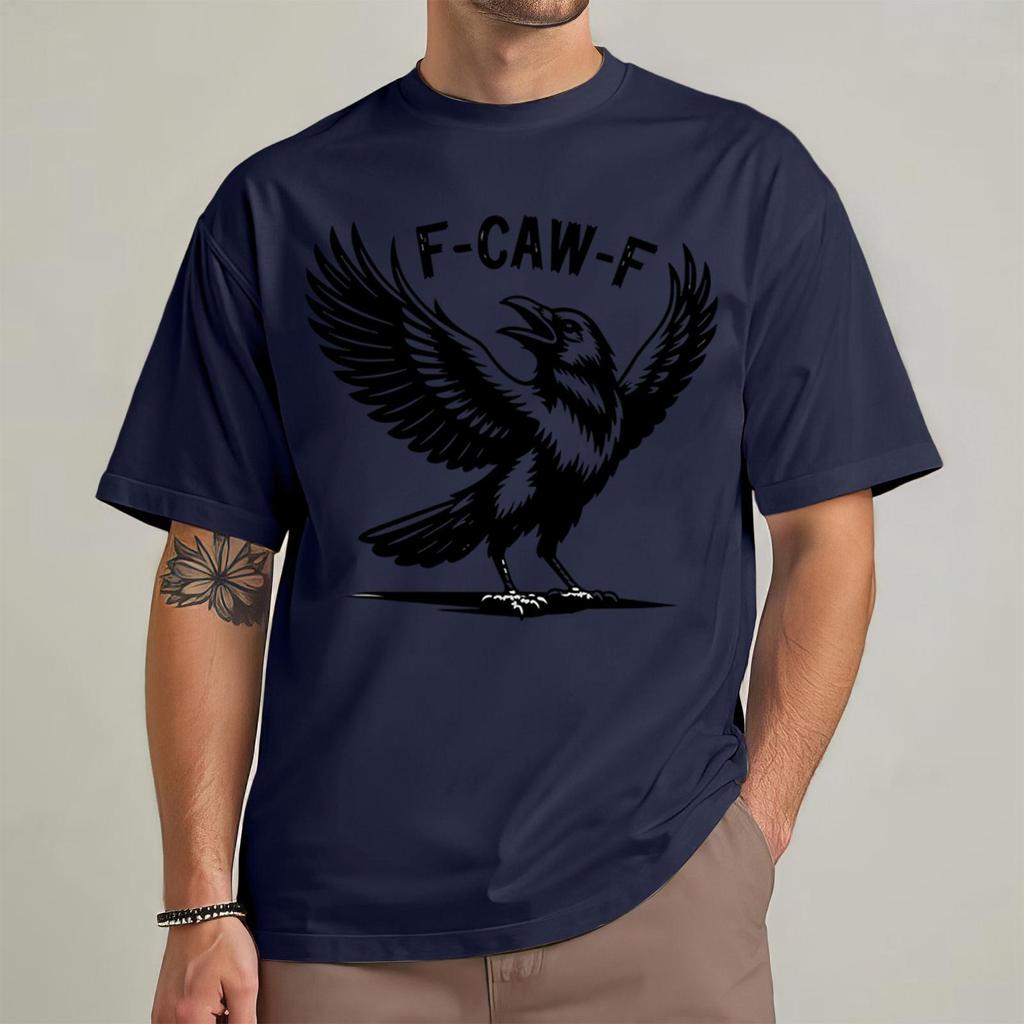 Men's Fashion Casual  Printed Short Sleeve Round Neck Pullover Tops