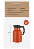 New Athens Stainless Steel Thermos Flask: Large Capacity Hot Water Kettle, High-End Gift Option for Home and Commercial Use.