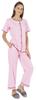 Inkmeso Damen Schlafanzug Set Oberteil Einfarbig Nachtwäsche Pj Loungewear 2-teiliges Set