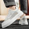 Men's Thick-sole Casual Shoes Summer Breathable Soft-sole Non-slip Comfort Outdoor Walking Shoes Fashion Light Sports Board Shoe