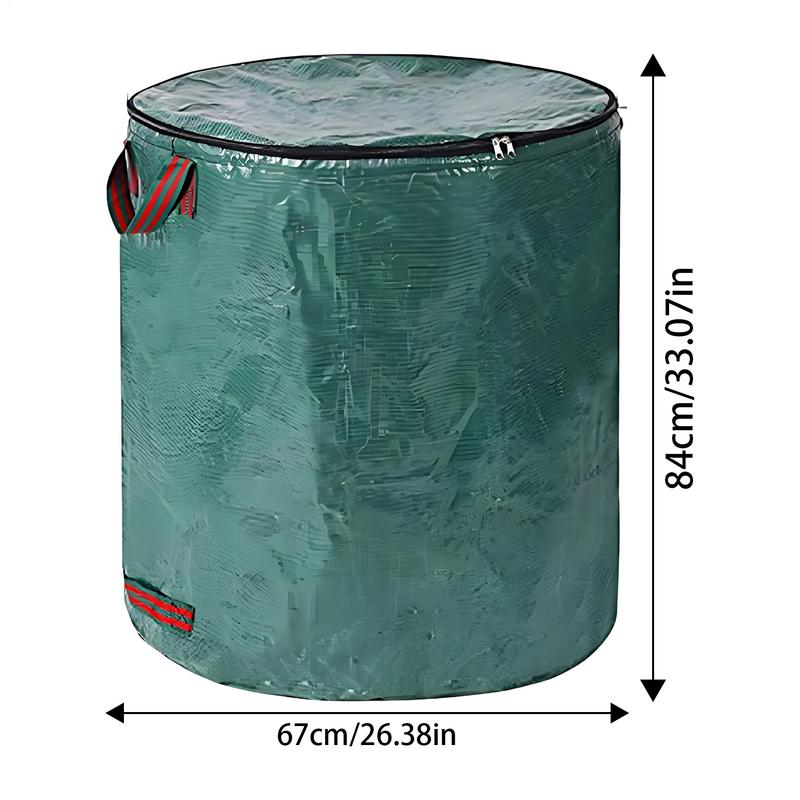 Wiederverwendbare Gartenabfallsäcke Strapazierfähige Gartensäcke Faltbarer Laubsammelbehälter Mit Verstärkten Griffen Für Rasenflächen